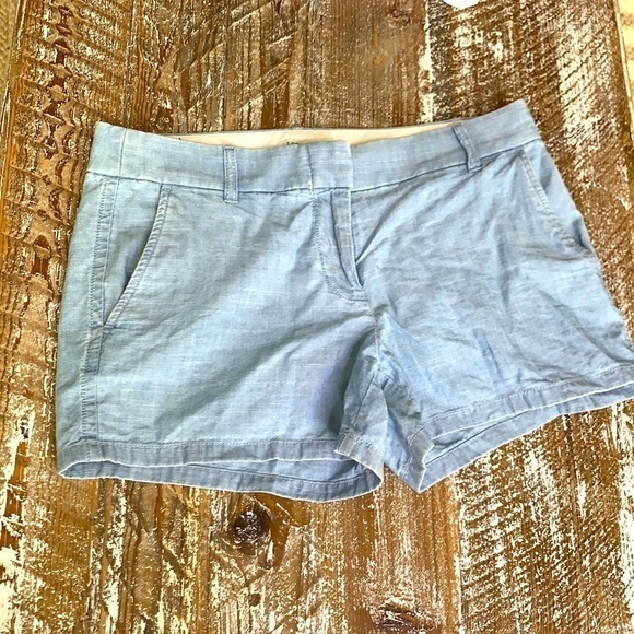 J Crew Chambray Shorts - Picture 2 of 5